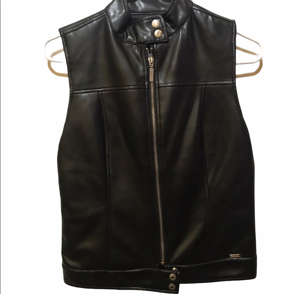 Guess leather vest